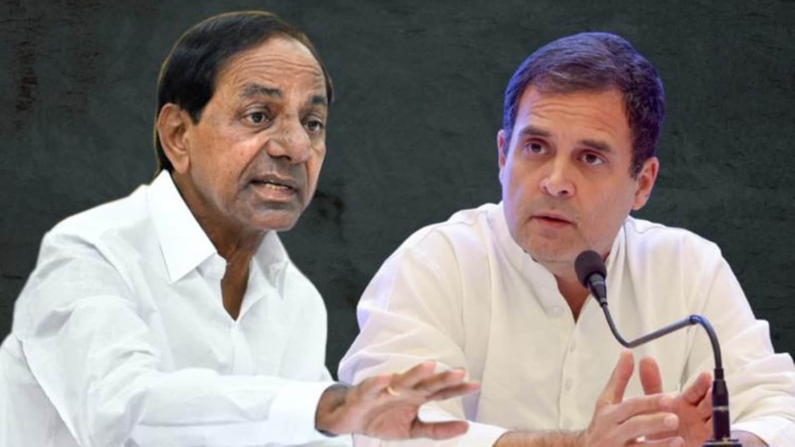 The school where KCR studied was built by Congress: Rahul