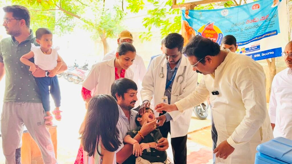 పోలియో రహిత భారతదేశమే మన లక్ష్యం: ఎమ్మెల్యే శ్రీగణేష్