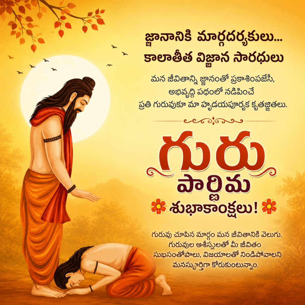 గురువే దైవం – గురు పౌర్ణమి విశిష్టత