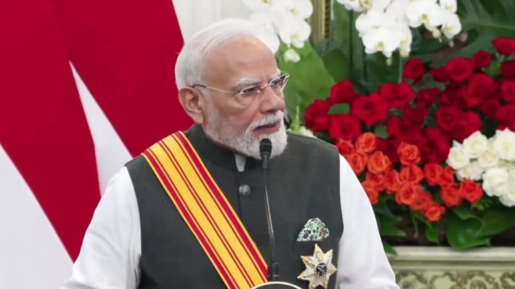 ప్రధాని మోదీకి ఇండోనేసియా అత్యున్నత పౌర పురస్కారం