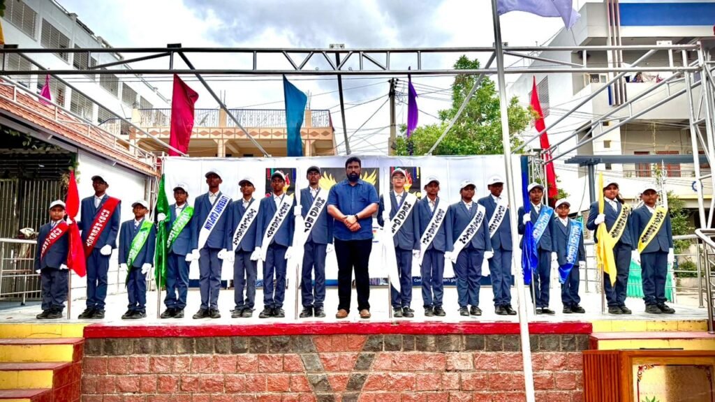 అద్విత ఇంటర్నేషనల్ స్కూల్‌లో ఘనంగా విద్యార్థి నాయకత్వ ప్రమాణ స్వీకారోత్సవం