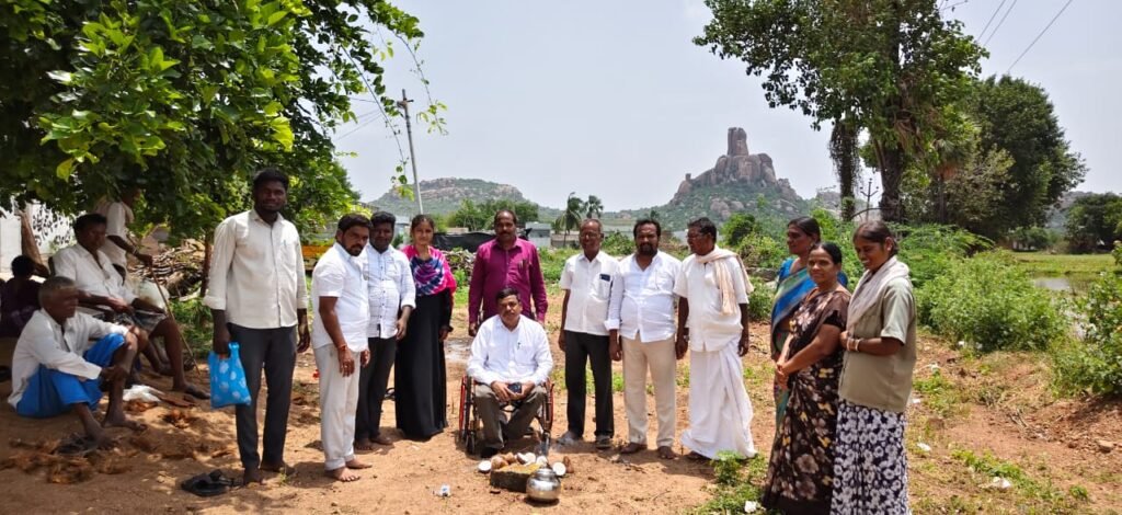 రాంరెడ్డిపల్లిలో విలేజ్ ఆర్గనైజేషన్ భవన శంకుస్థాపన