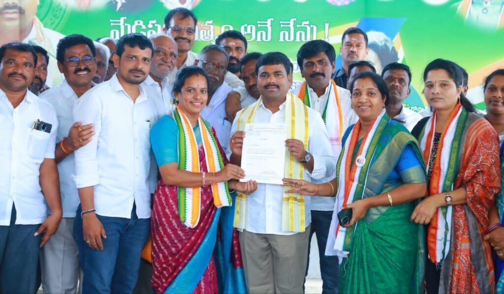 మండల మహిళా కాంగ్రెస్ పార్టీ అధ్యక్షురాలిగా చిరుత మంగ.