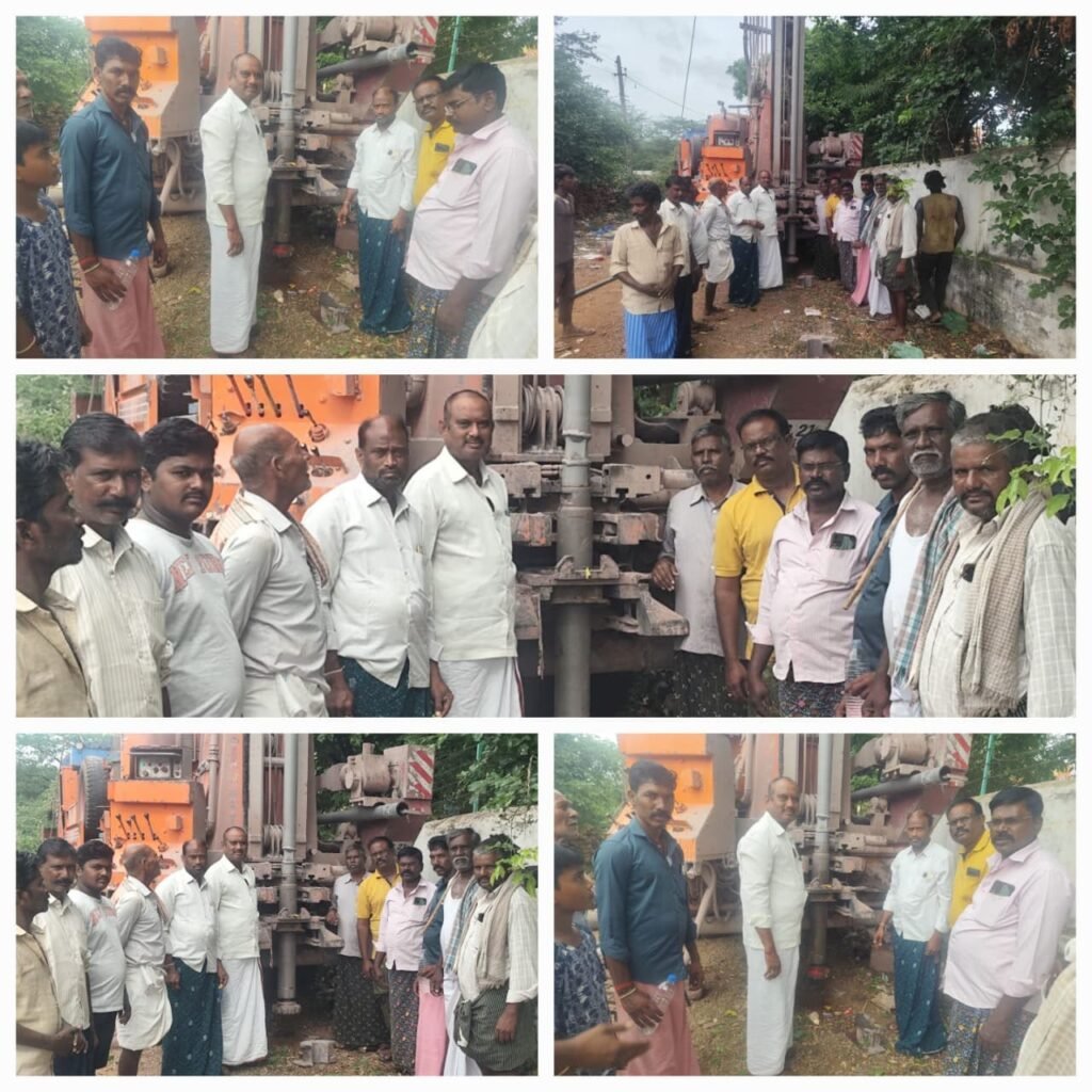 ఎమ్మెల్యే సహకారంతో మిట్టకందలలో నూతన బోరు