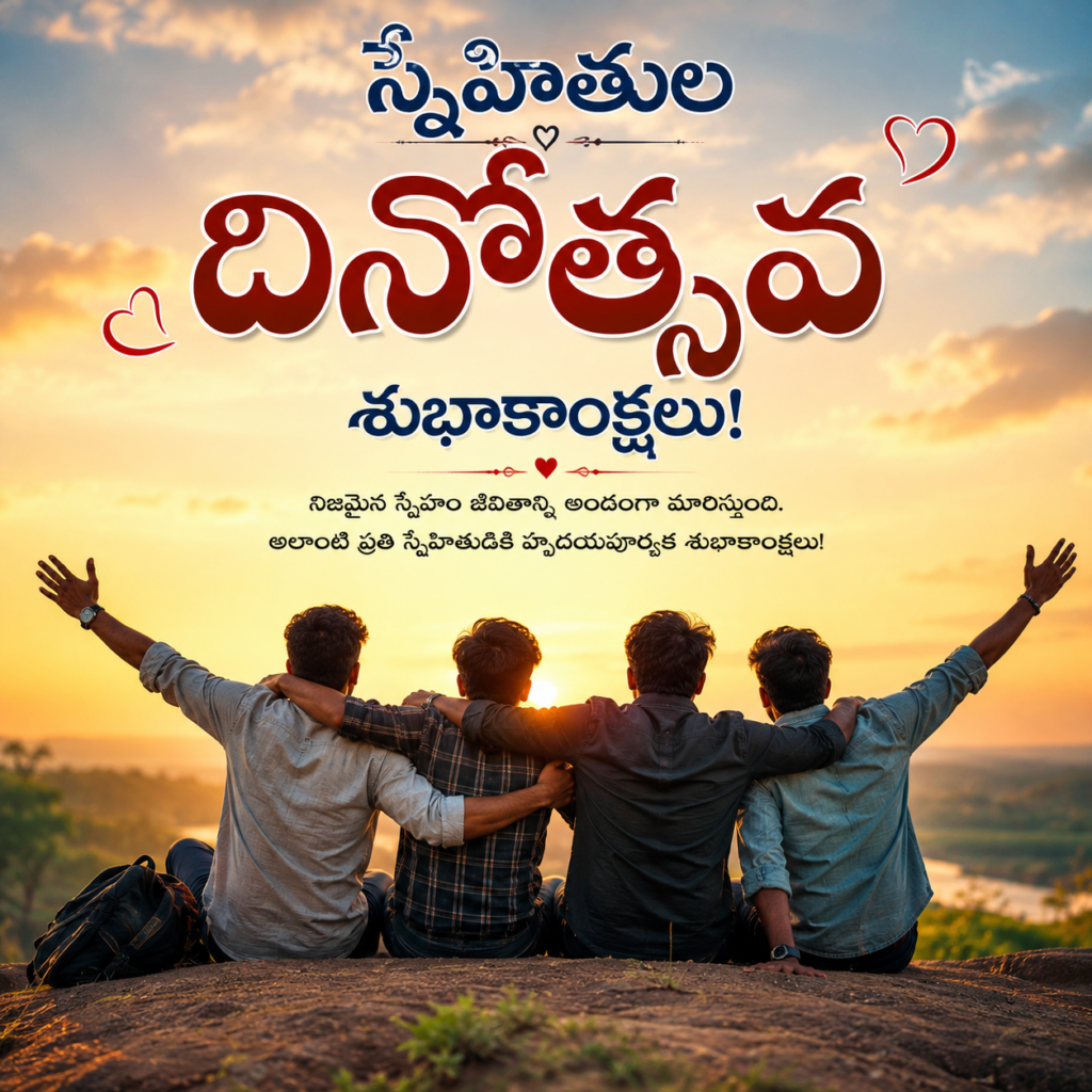 కన్నీళ్లు తుడిచే బంధమే స్నేహం!.