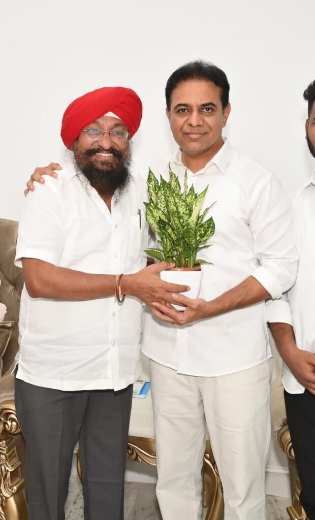 కేటీఆర్‌ను కలిసిన సర్ధార్ రవీందర్ సింగ్