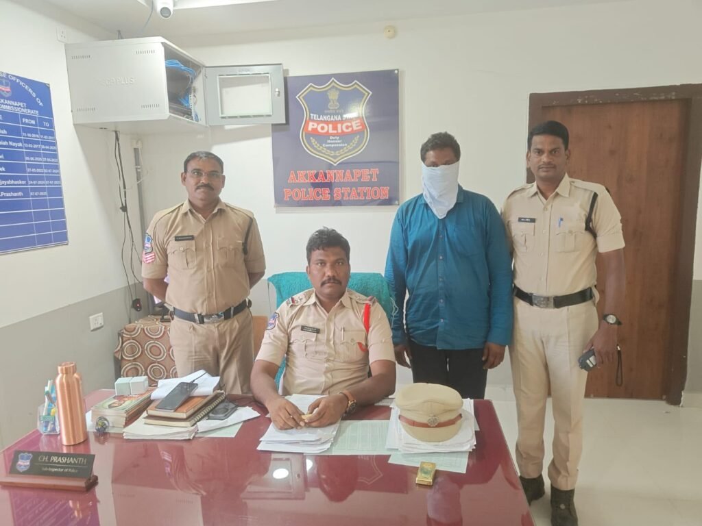 వ్యవసాయ పనిముట్ల చోరీ కేసులో నిందితుడి అరెస్టు