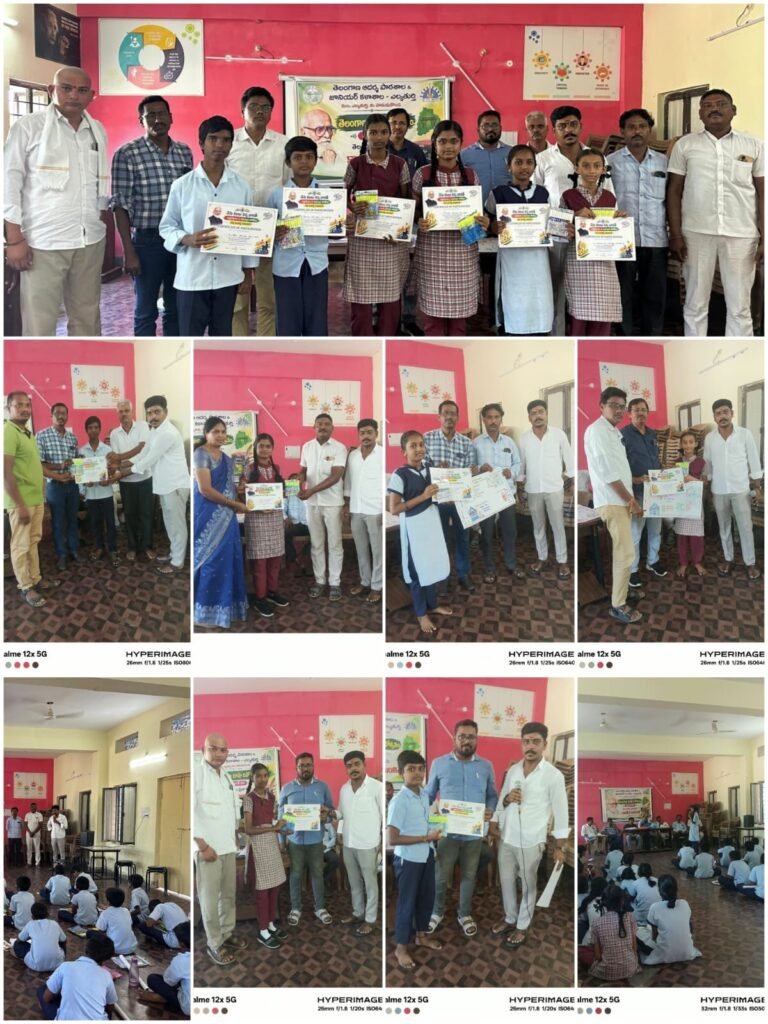 మోడల్‌ స్కూల్‌లో ఉపన్యాసం, చిత్రలేఖనం పోటీలు