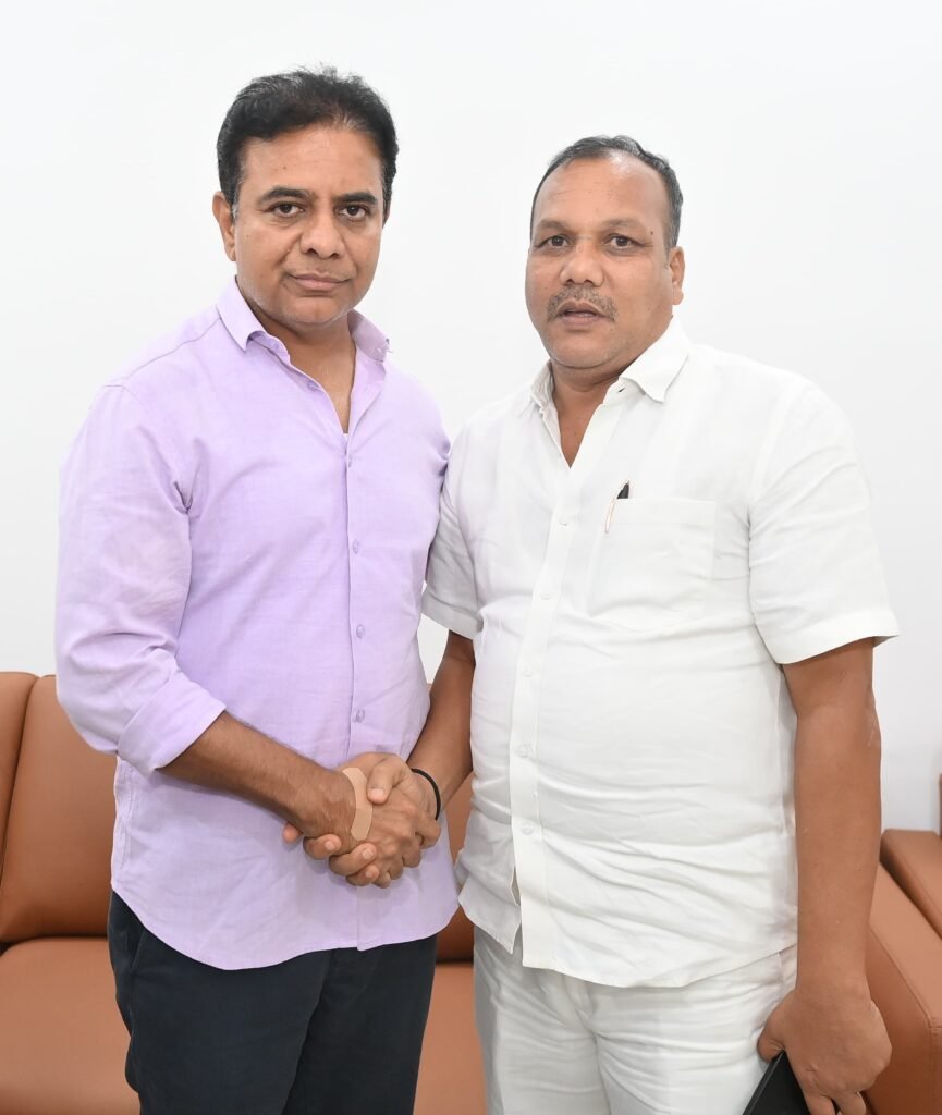 కేటీఆర్‌ను మర్యాదపూర్వకంగా కలిసిన ఉప్పల వెంకటేష్‌