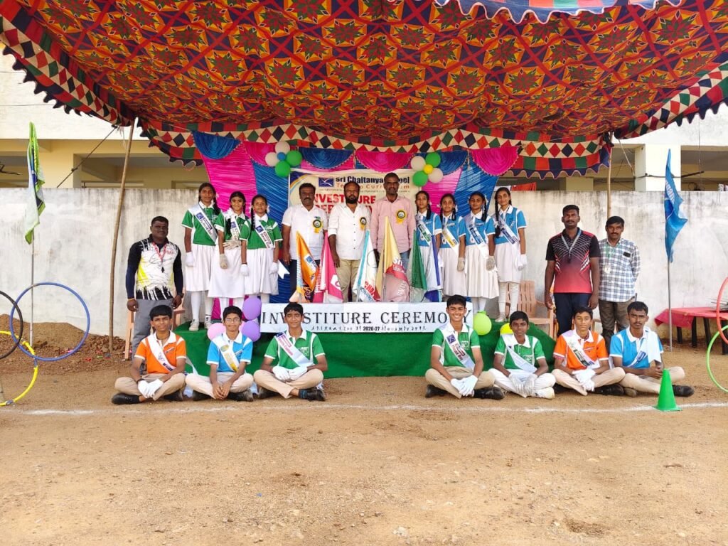 శ్రీ చైతన్యలో విద్యార్థి నాయకుల ప్రమాణ స్వీకారం