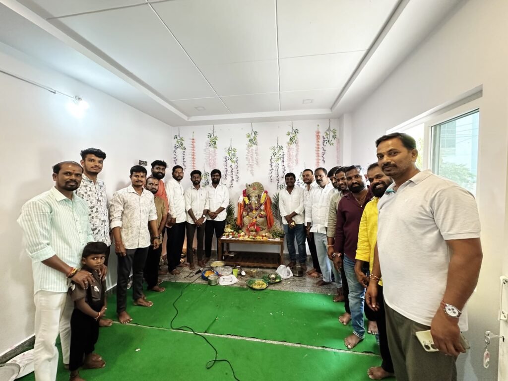 షాద్‌నగర్ బీఆర్ఎస్ కార్యాలయంలో ఘనంగా వినాయక ప్రతిష్ట
